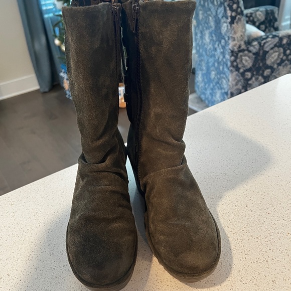 High Ankle Suede Boots - Picture 3 of 6